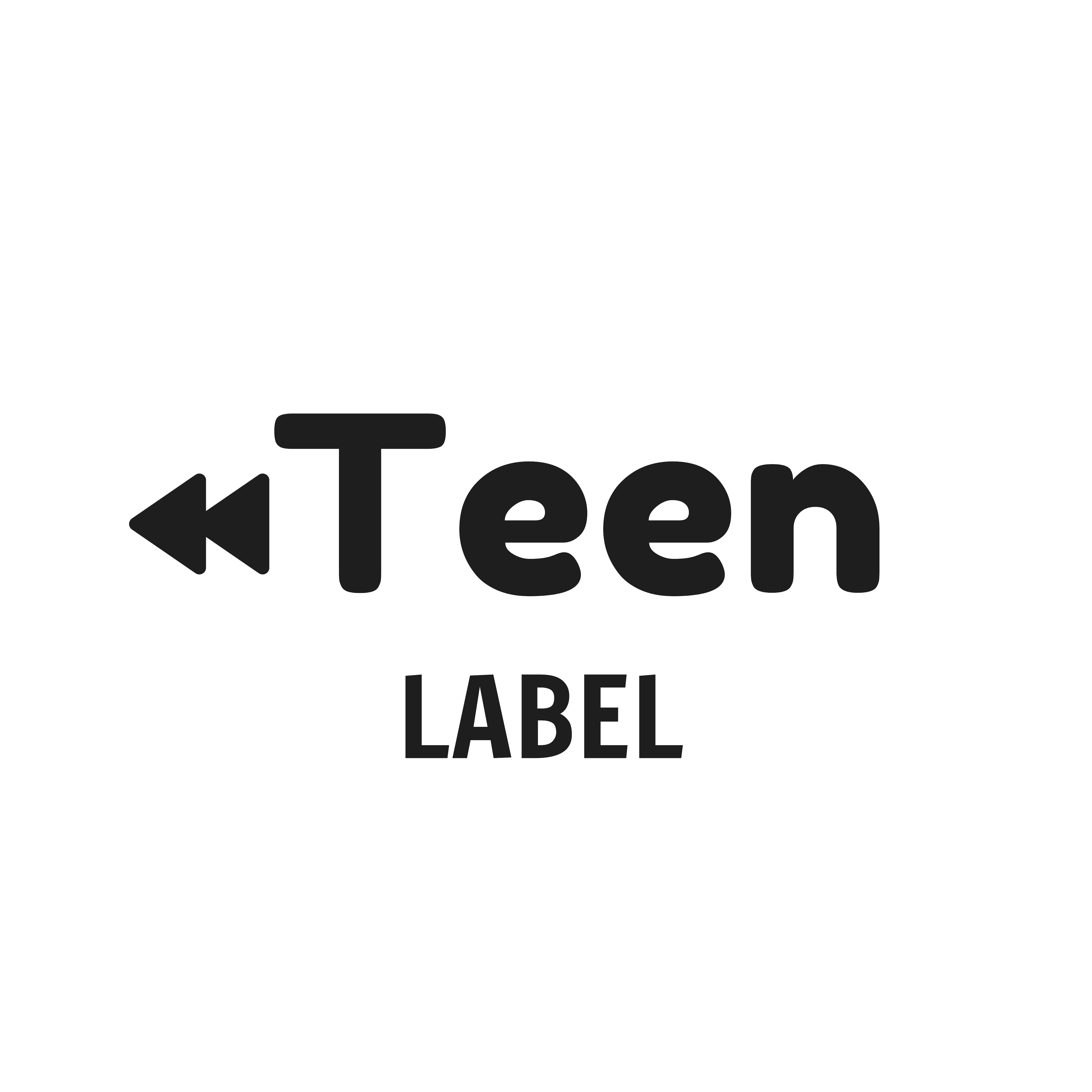 Teen Lable Black